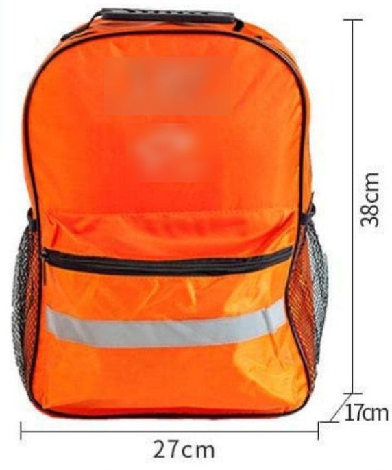 Kit zaino per la preparazione alle calamità, 96 pezzi