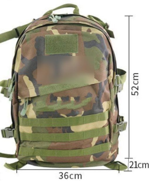 Kit zaino per la preparazione alle calamità, 101 pezzi (mimetico)