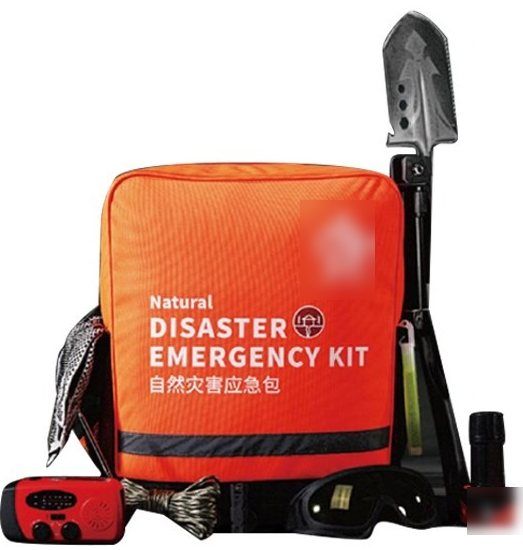 Kit di emergenza per calamità naturali, 124 articoli