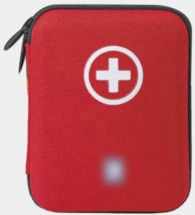 Kit di pronto soccorso con guscio rigido in EVA, 53 articoli