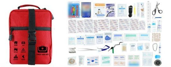 کیت کمکهای اولیه فضای باز، 400 تکه، مدل کولهپشتی