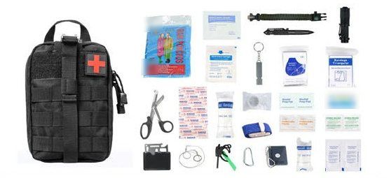 Kit Pertolongan Pertama Militer, 52 Buah, Set Bertahan Hidup