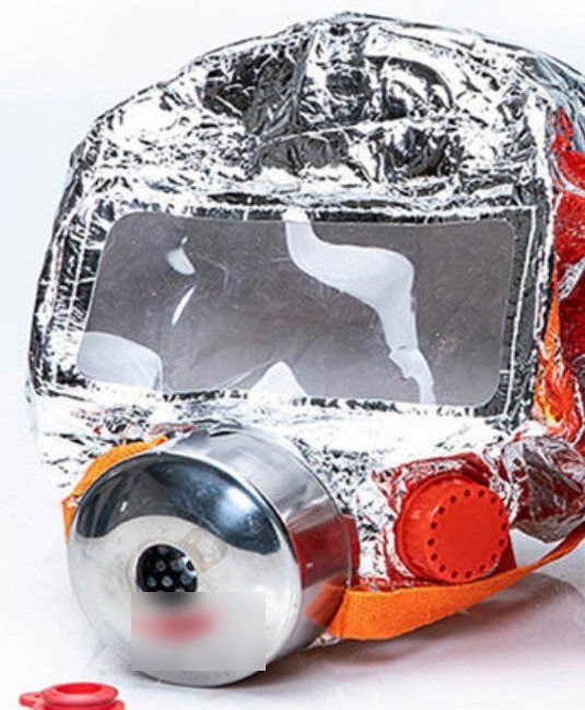 Cagoule d'évacuation incendie à filtre