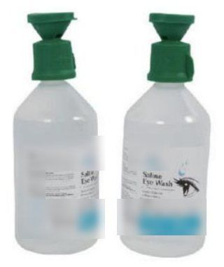 Flacon de rinçage oculaire au sérum physiologique, 500 ml