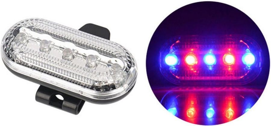 چراغ هشدار شانهای LED قرمز و آبی