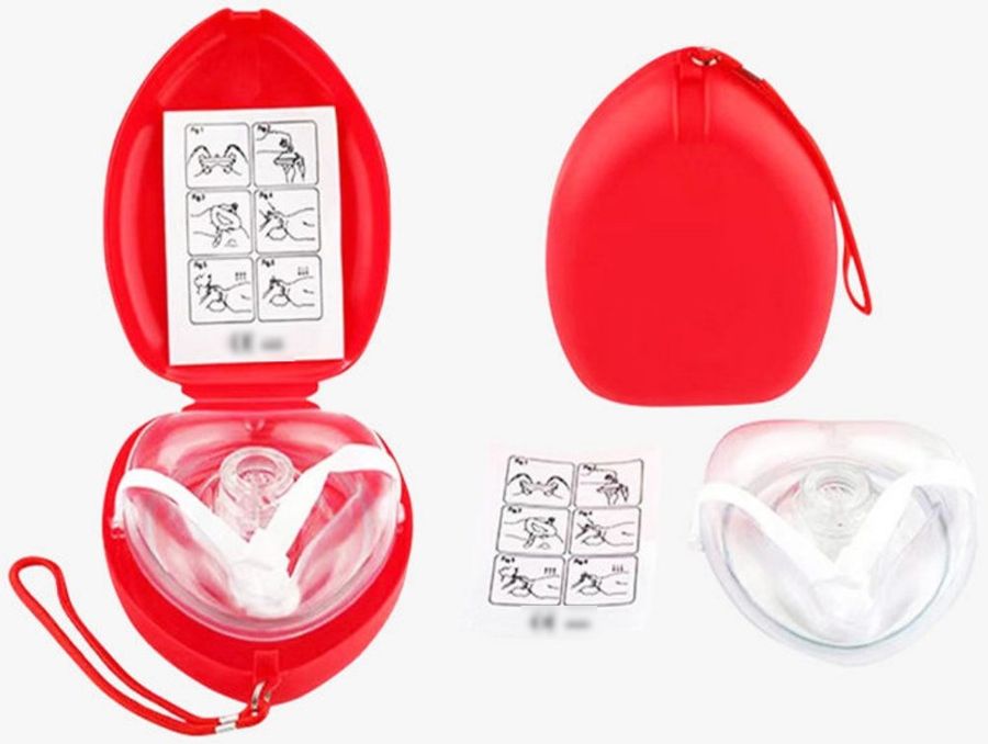 ماسک جیبی CPR در جعبه سخت